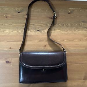 Vintage leather handbag
